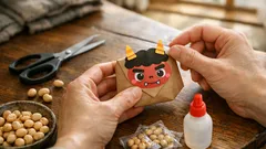 茶封筒で簡単！節分の「鬼の豆入れ」DIYで豆まきがラクになる